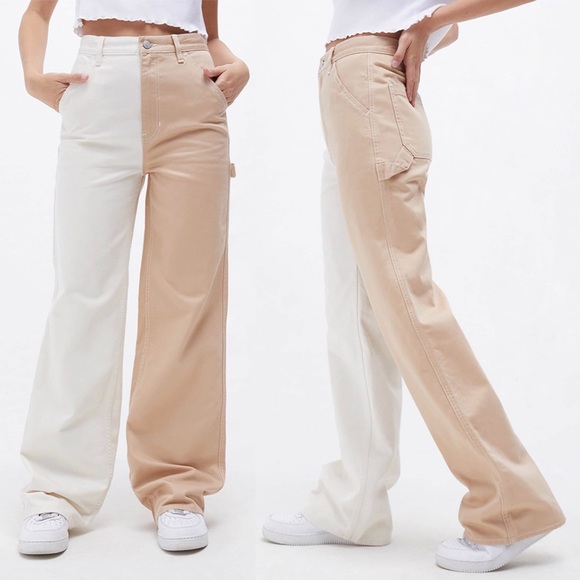 PacSun Neutral Two-tone Jeans - Picture 1 of 6